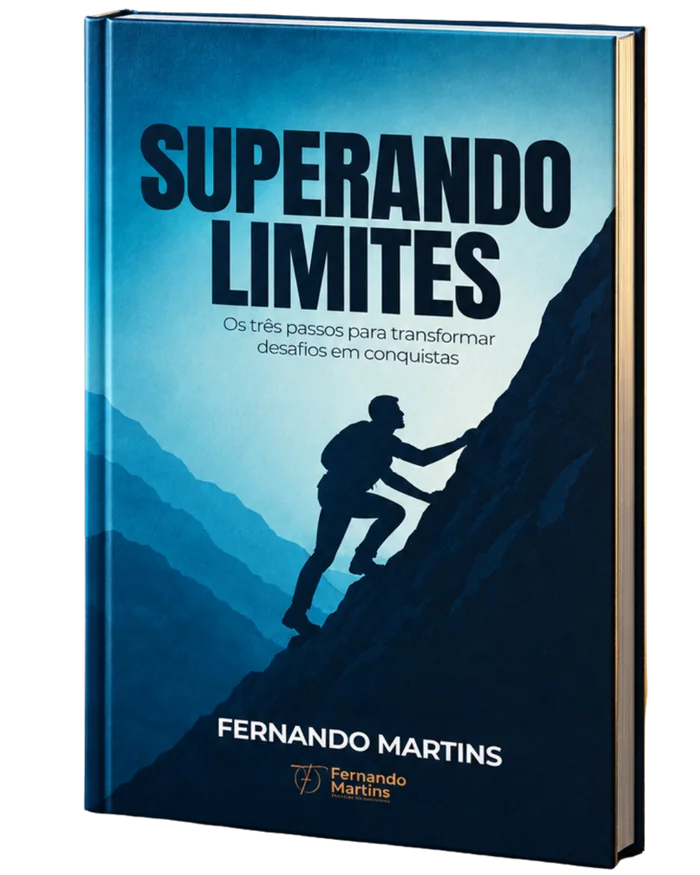 Capa do livro Superando Limites, de Fernando Martins